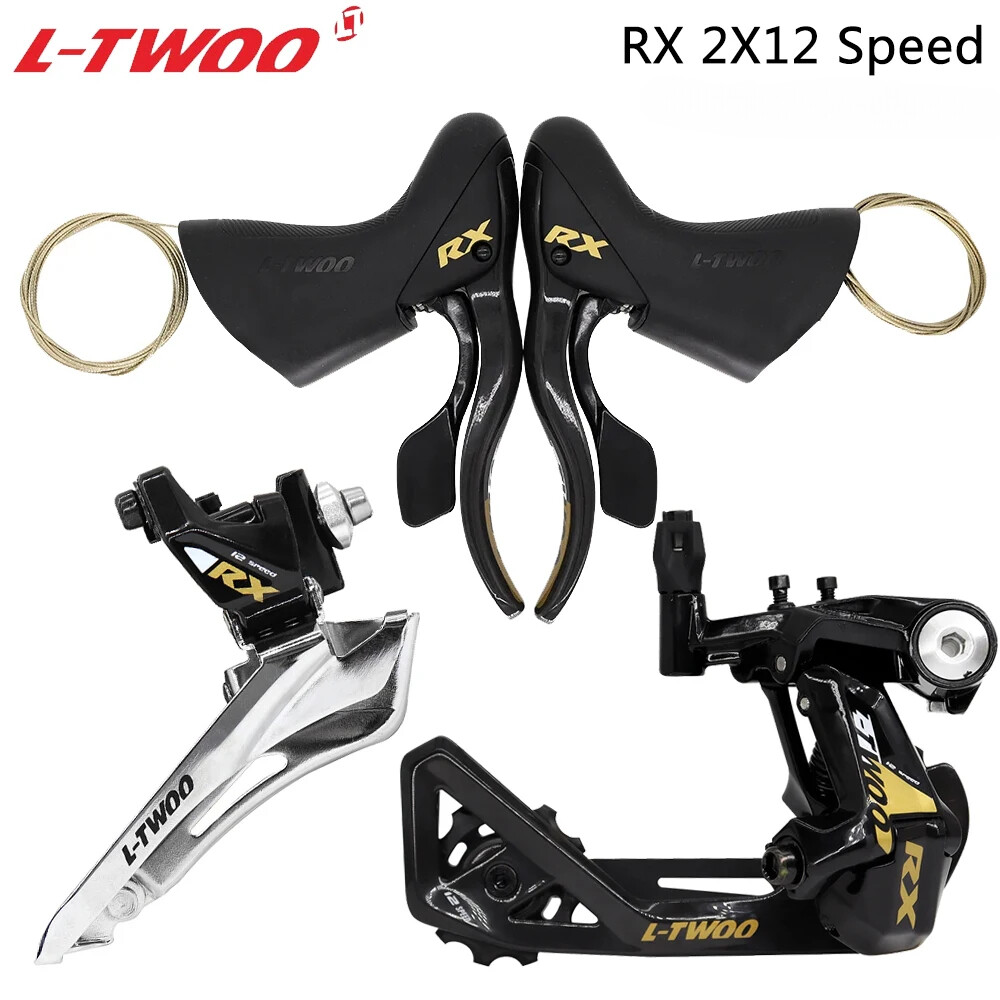 LTWOO RX 2×12 Speed Road Bike Mechanical Groupset Shifters Lever Derailleur US