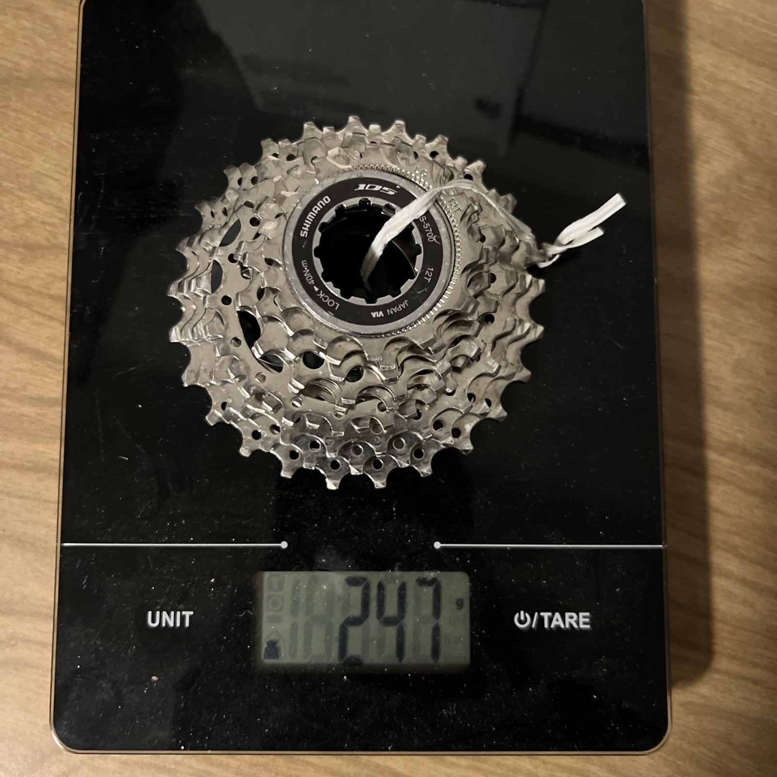 Shimano 105 10-speed CS-5700 12-25T Cassette