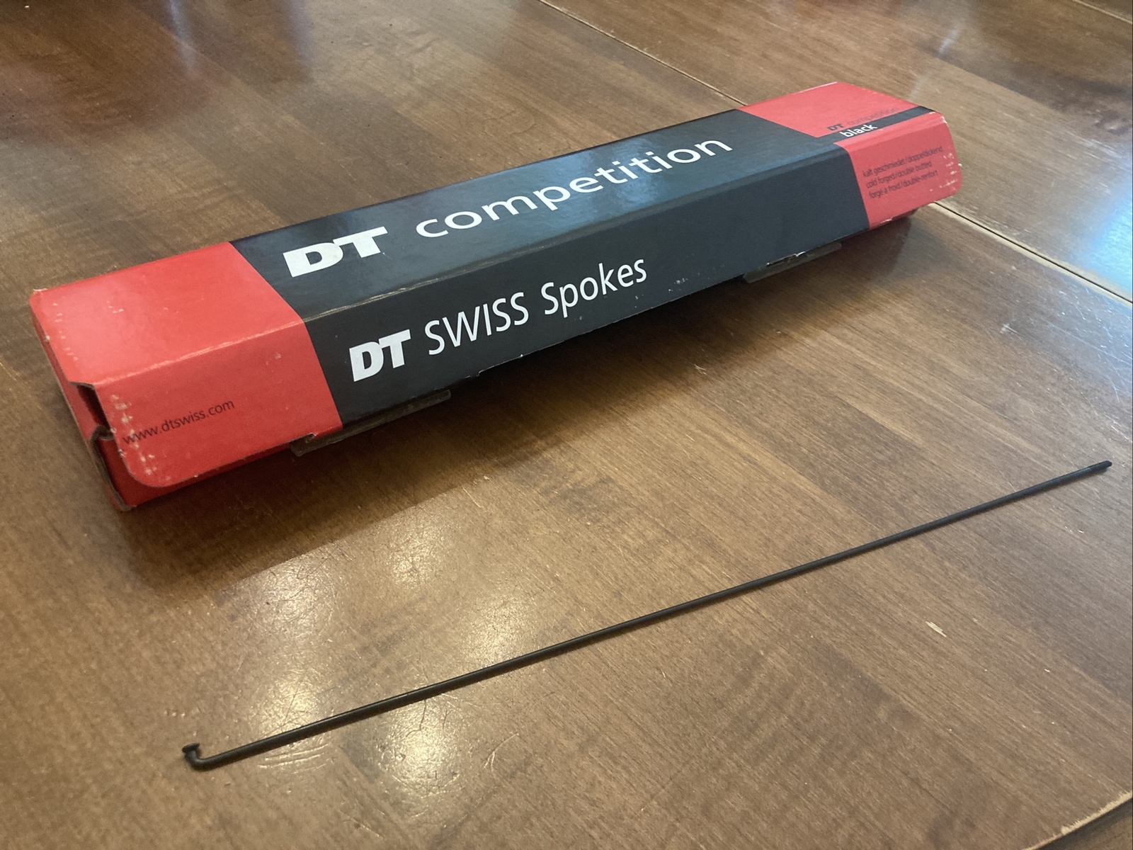 DT Swiss Competition 2.0/1.8/2.0mm 293mm Black Spokes – Sold Each
