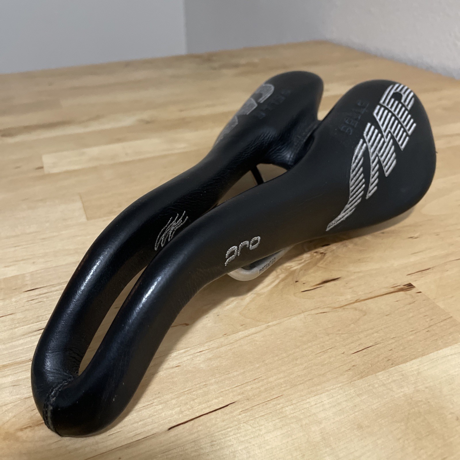 Selle SMP Pro Black Saddle Excellent Condition Made in Italy 150 x 280mm