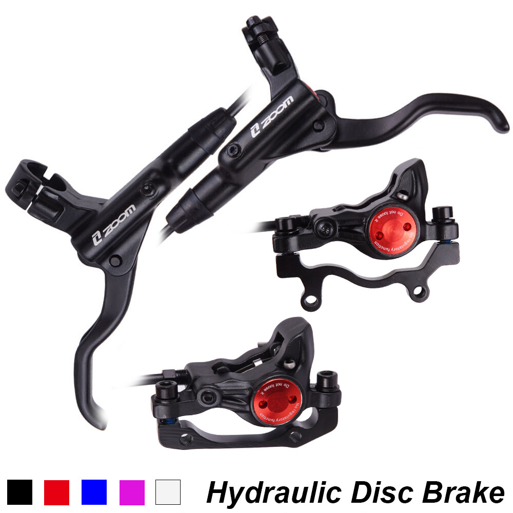 ZOOM HB875 Hydraulic Disc Brakes Levers Front Rear Disc Brake Set MTB Bike Black
