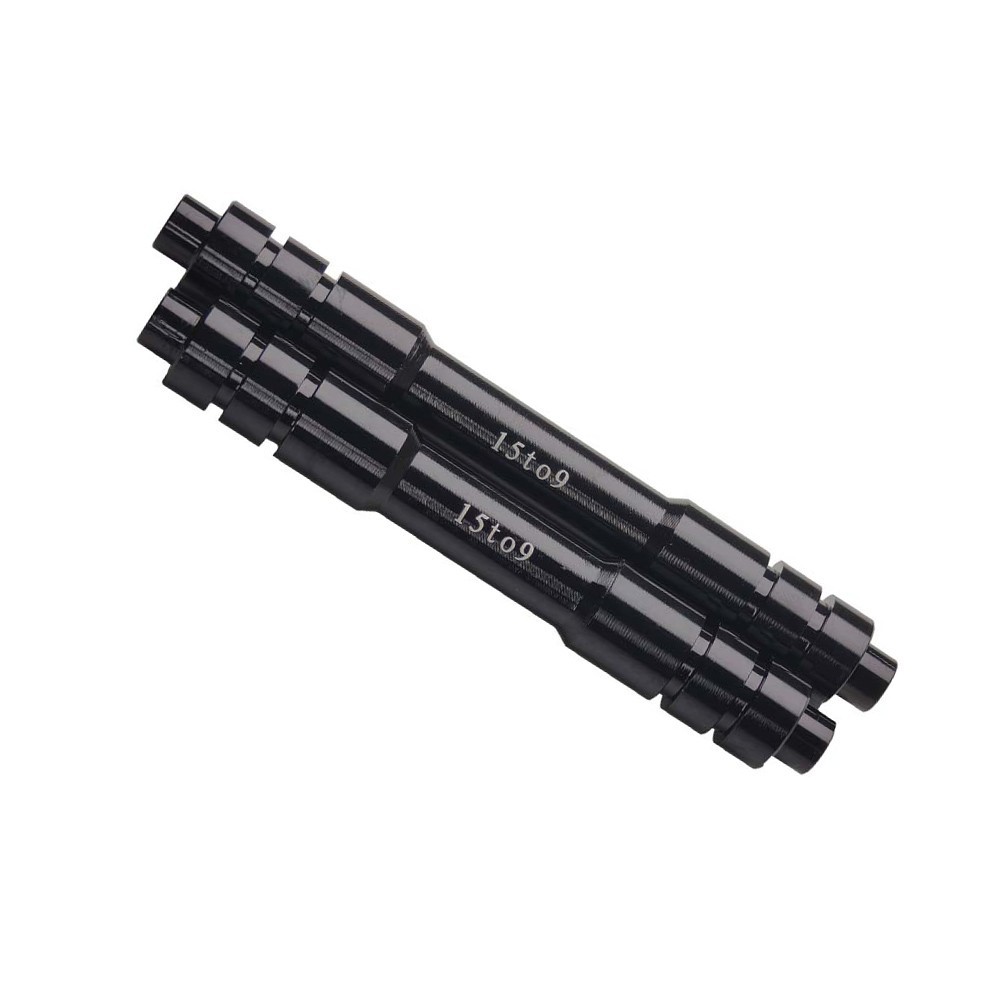 Bicycle 12mm 15mm Thru Axle to 9mm QR Adapter for Front and Rear Wheels