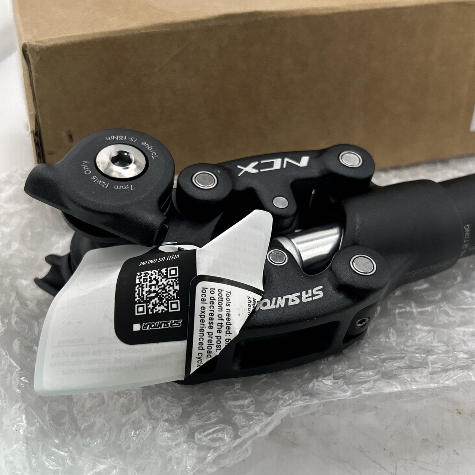 SR SUNTOUR NCX Suspension Seatpost SP12/SP25 – 350mm Length (27.2mm Diameter)