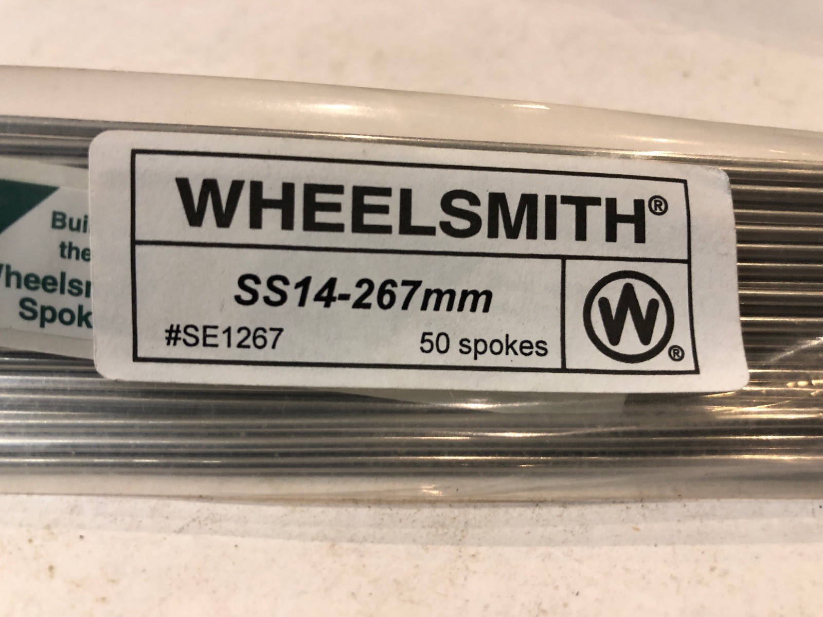 Wheelsmith SS-14-267mm Spokes Silver Bag of 50