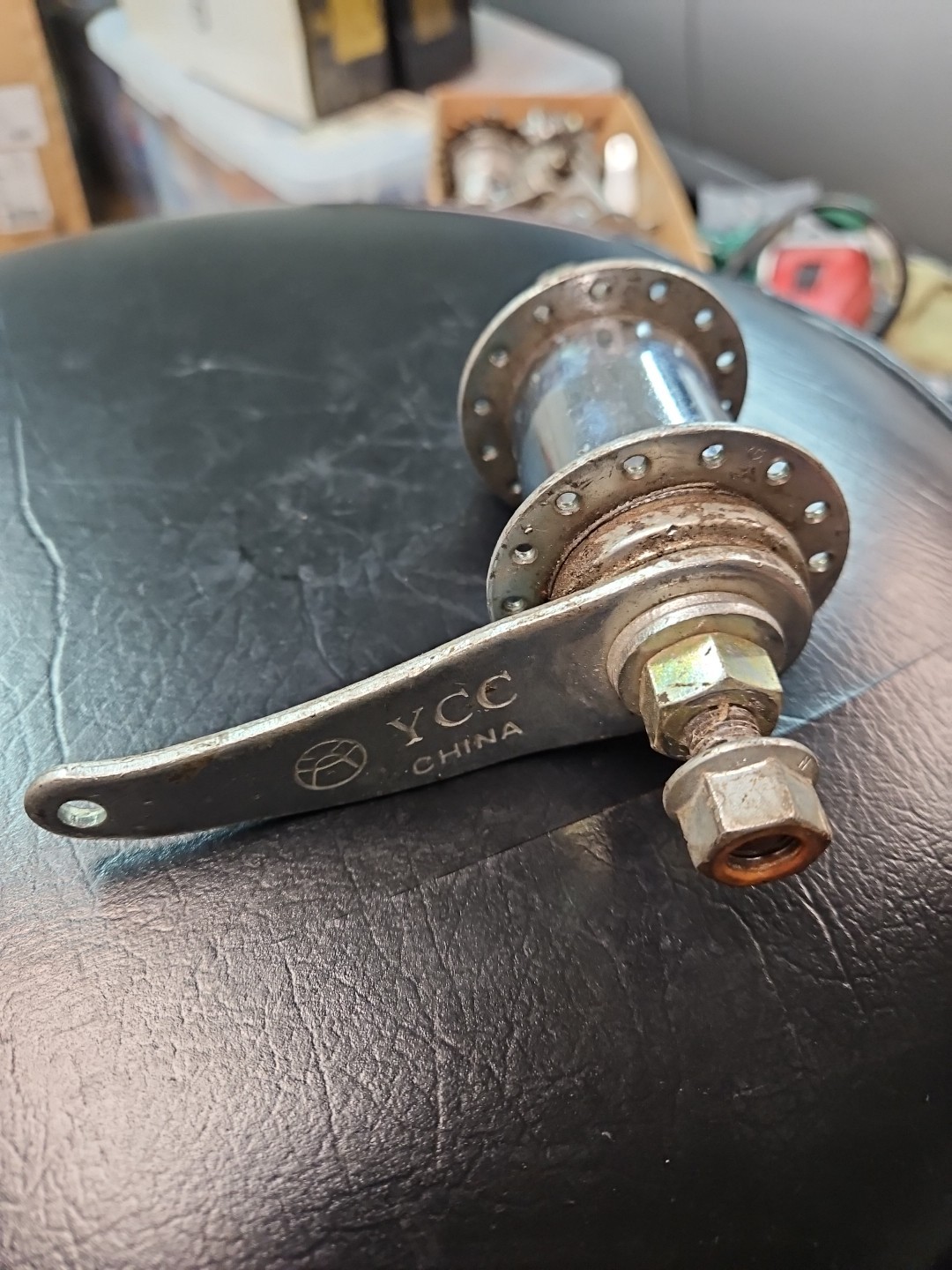 BMX REAR COASTER BRAKE HUB YCC CHINA 28H
