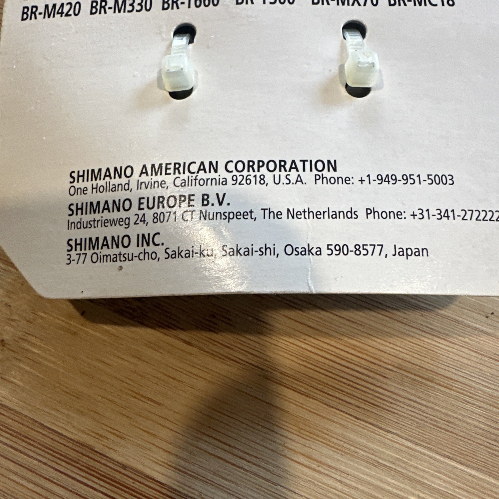 Shimano Brake Shoe And Nut Set / M70T3/One Pair Lx Dx/ Shoe Set Made In Malaysia