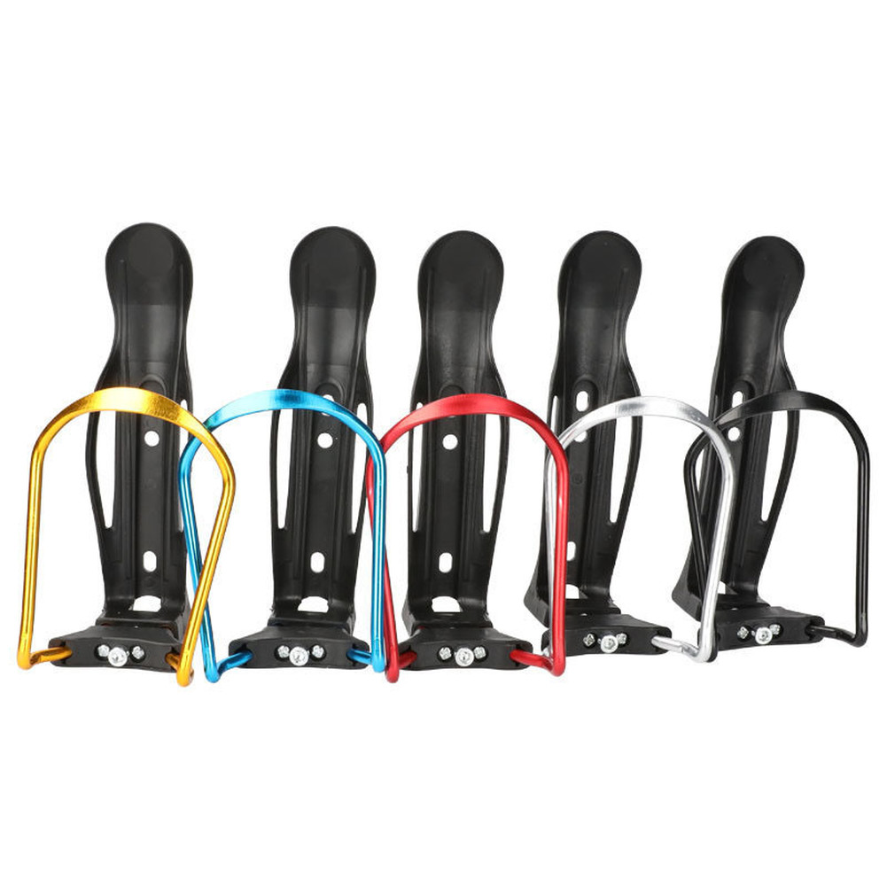 Aluminum Alloy Adjustable Water Bottle Cage for Mountain Bike 16.3CM 50g Blue