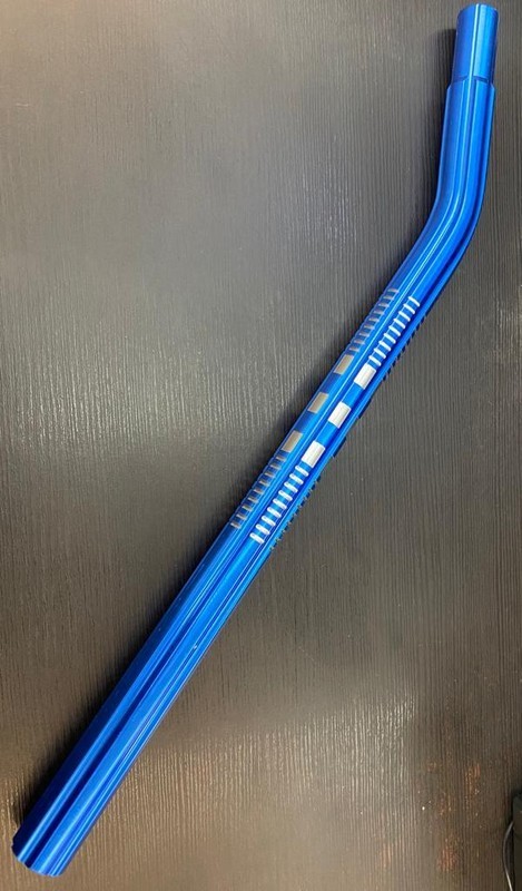 BMX BICYCLE ALLUMINUM SEAT POST LAYBACK 25.4MM INSERT OLD SCHOOL NEW