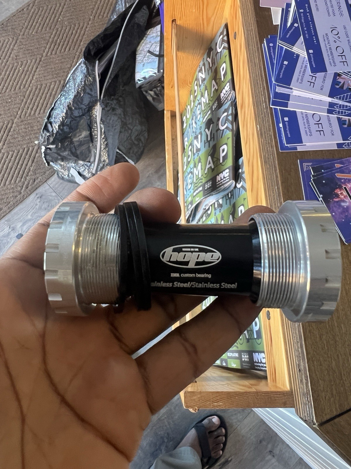 Hope Bottom Bracket 68/73mm Stainless Steel For Bicycle