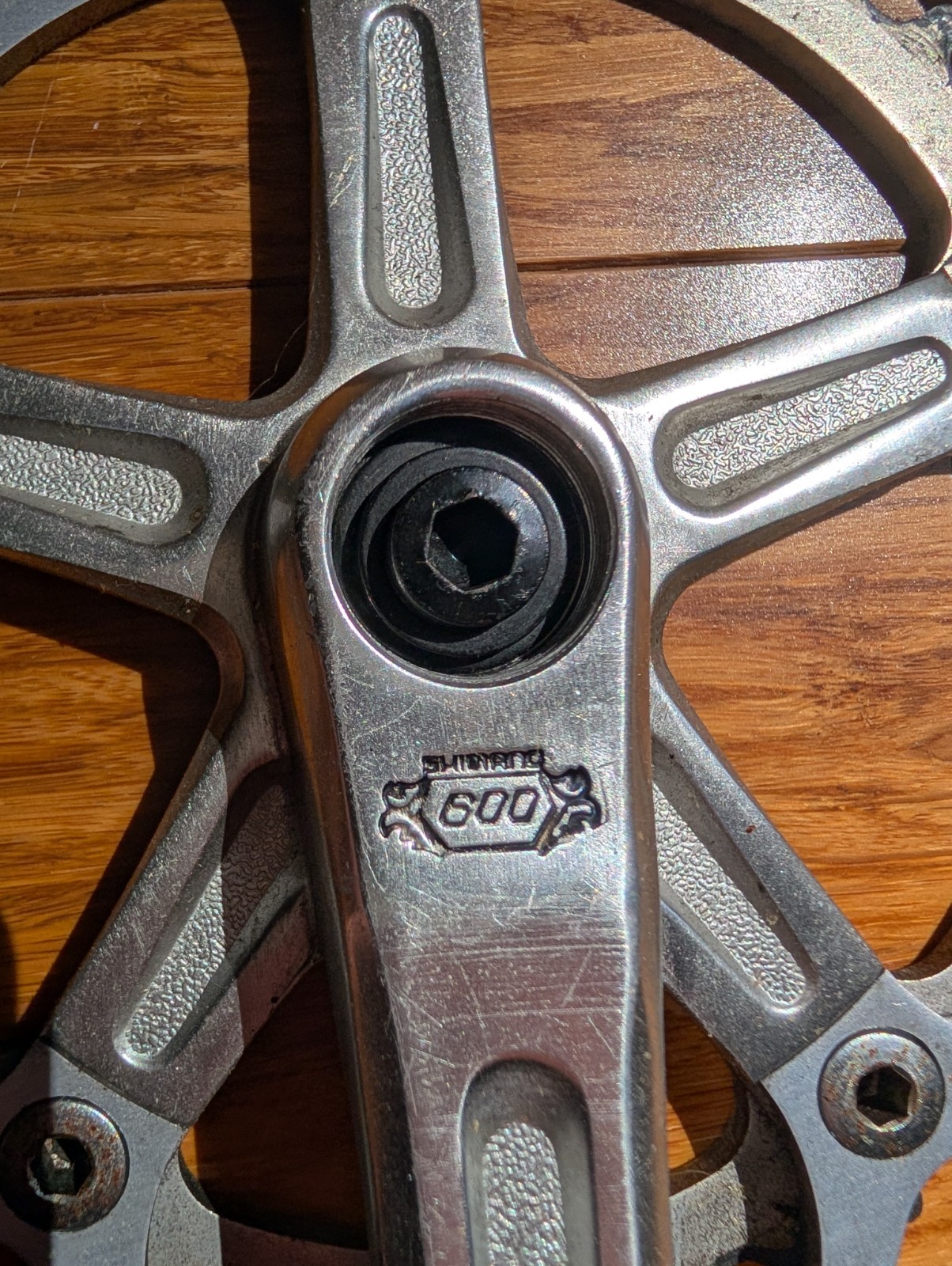 Shimano 600 Arabesque Crankset 50T/42T Double 170mm Crank Arm