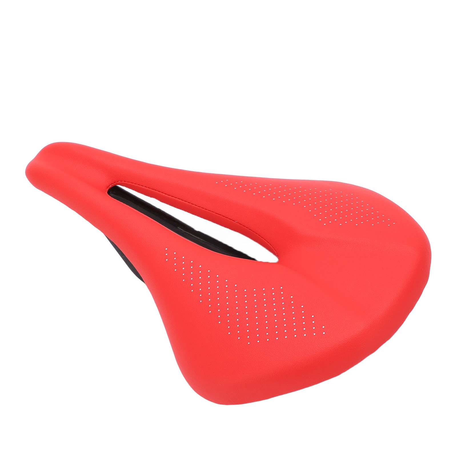 155mm Widen Carbon Fiber Leather Saddle Cushion Hollow Cycling Road Bike
