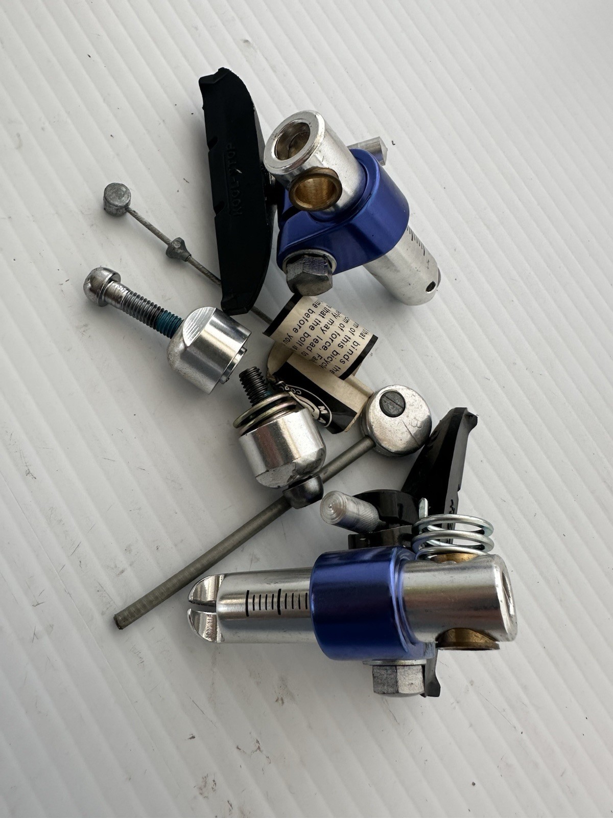 Dia-Compe Front Rear Cantilever Brake Set Blue Kool Stop Marin MTB Take-Off