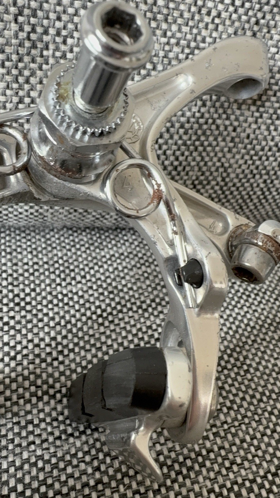 Campagnolo Chorus Differential Rim Brake Calipers Front+Rear Pair Silver As Is