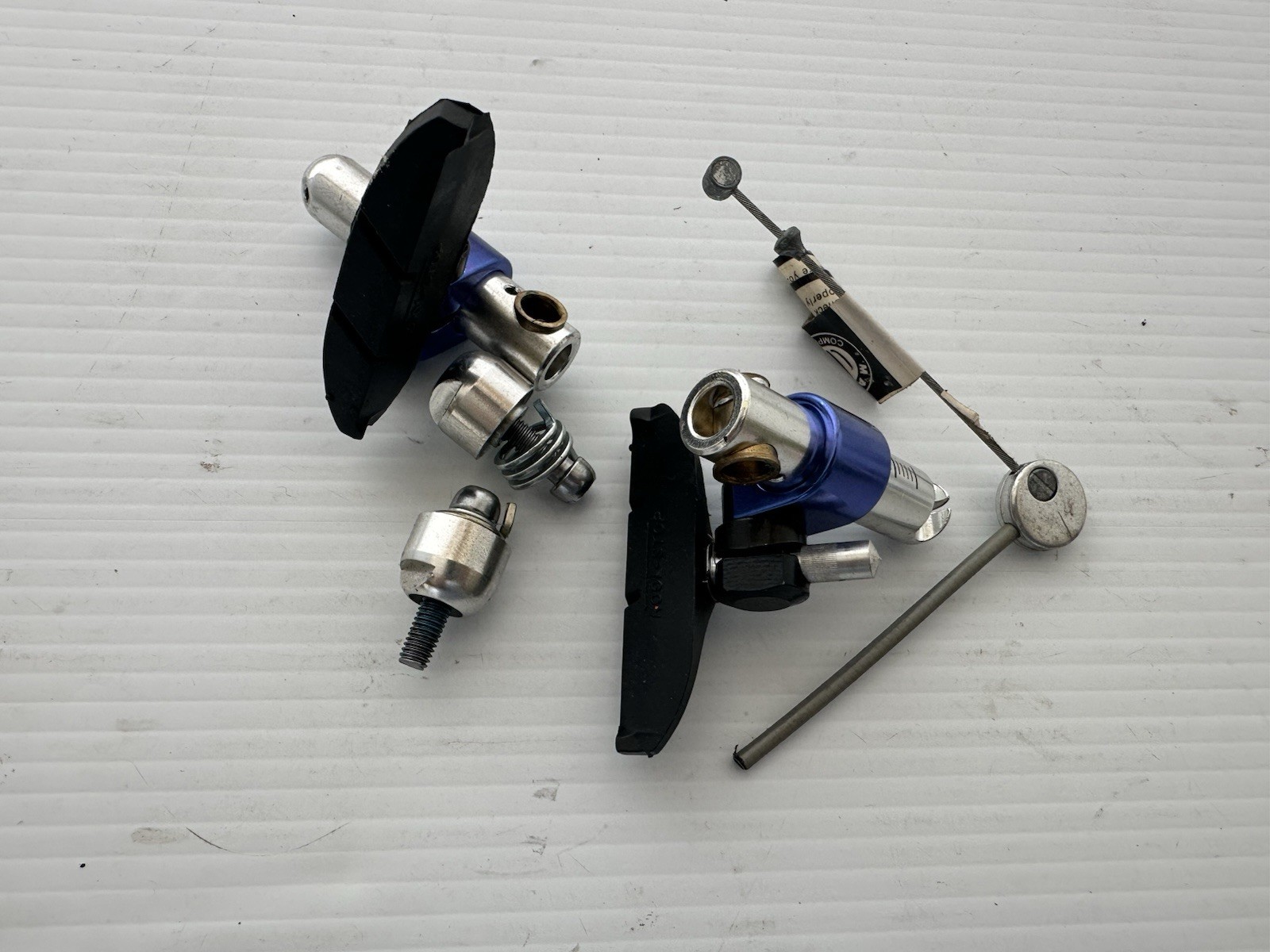 Dia-Compe Front Rear Cantilever Brake Set Blue Kool Stop Marin MTB Take-Off
