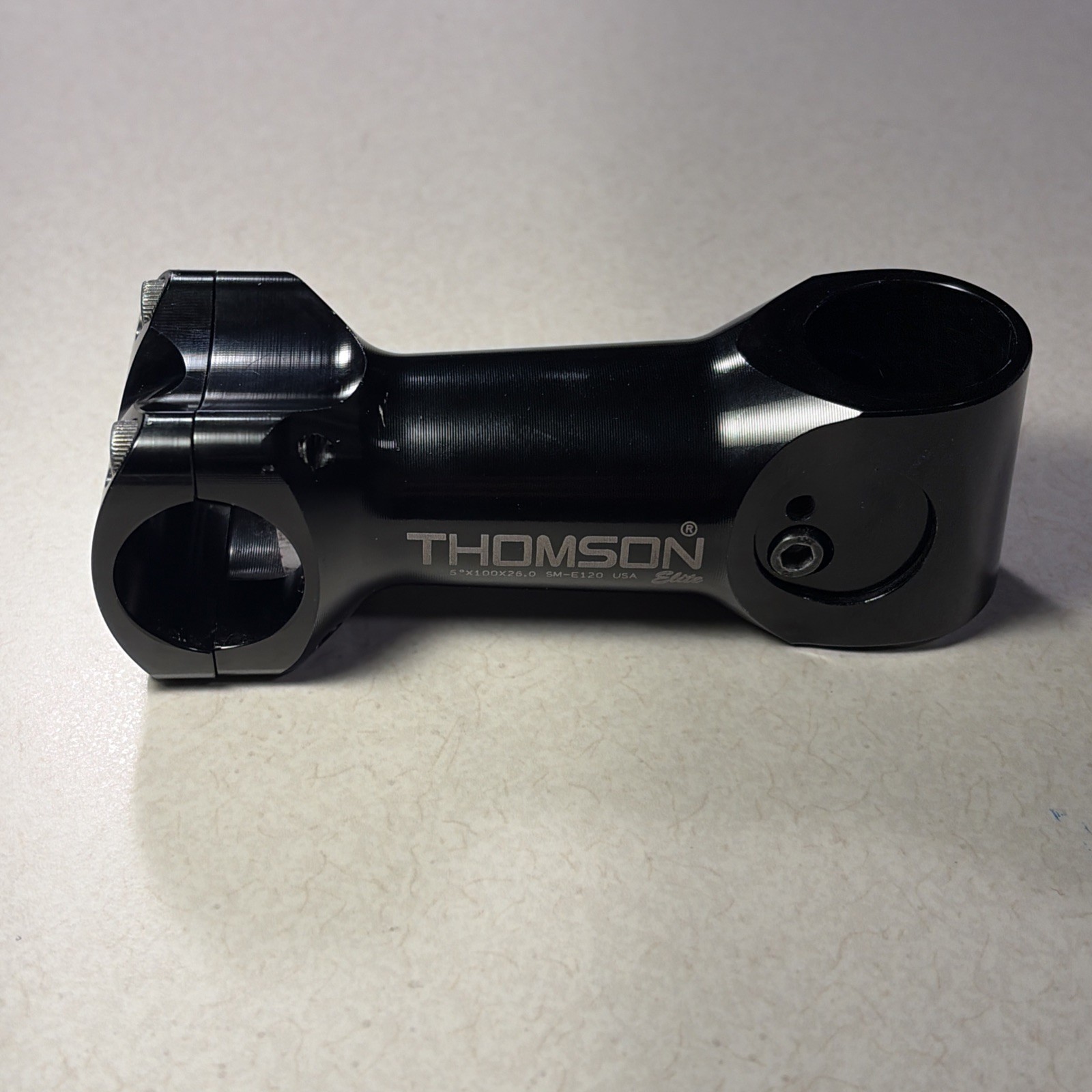 Thomson Elite SM-E120 5D x 100mm x 31.8mm Threadless x 26.0 Clamp Stem