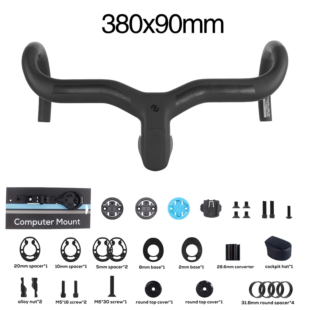 Syncros Creston IC SL Carbon Internal Cable Road Bike Integrated Handlebar