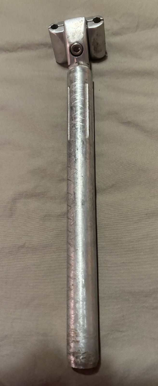 26.8mm vintage fluted Kalloy seatpost 11 3/4 long