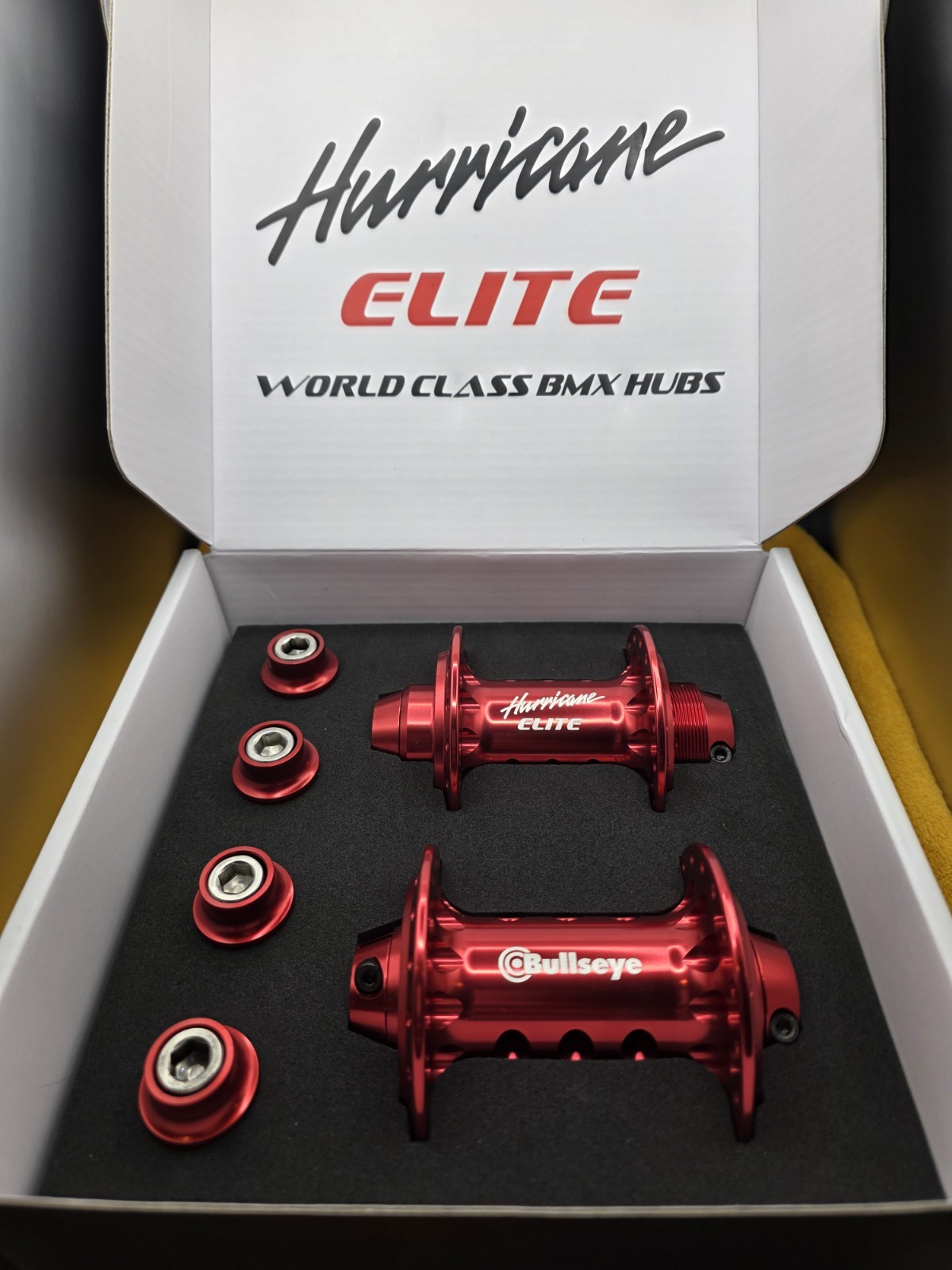 BULLSEYE 🎯 Hurricane Elite Hubs Top Notch With Volcanos BMX GT SE bikes