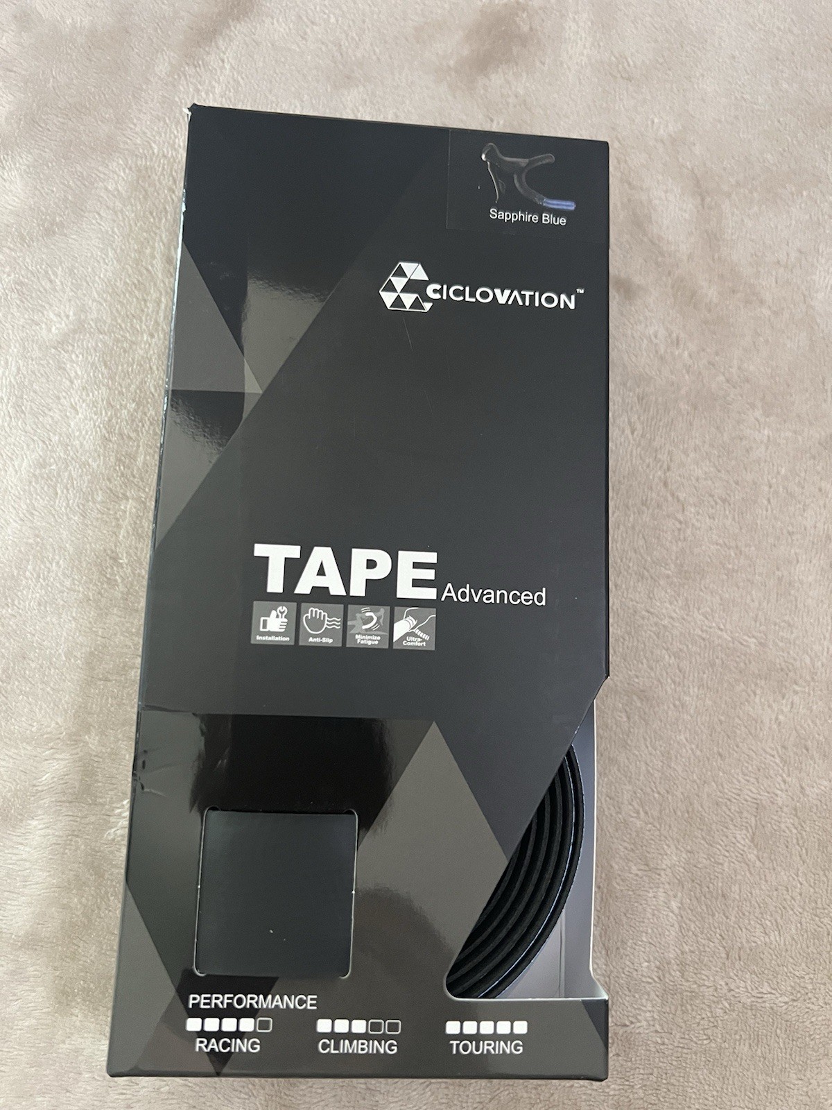 ALL NEW CICLOVATION Leather Touch Bar Tape 3.0mm Gamma Style Platinum Bike