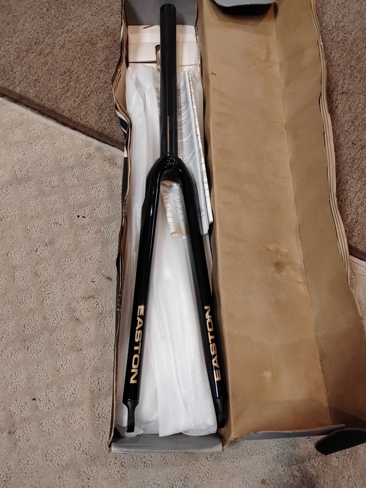 Easton EC90 SL Superlite Carbon Fiber Fork, NOS 300mm Steerer. New! 358g