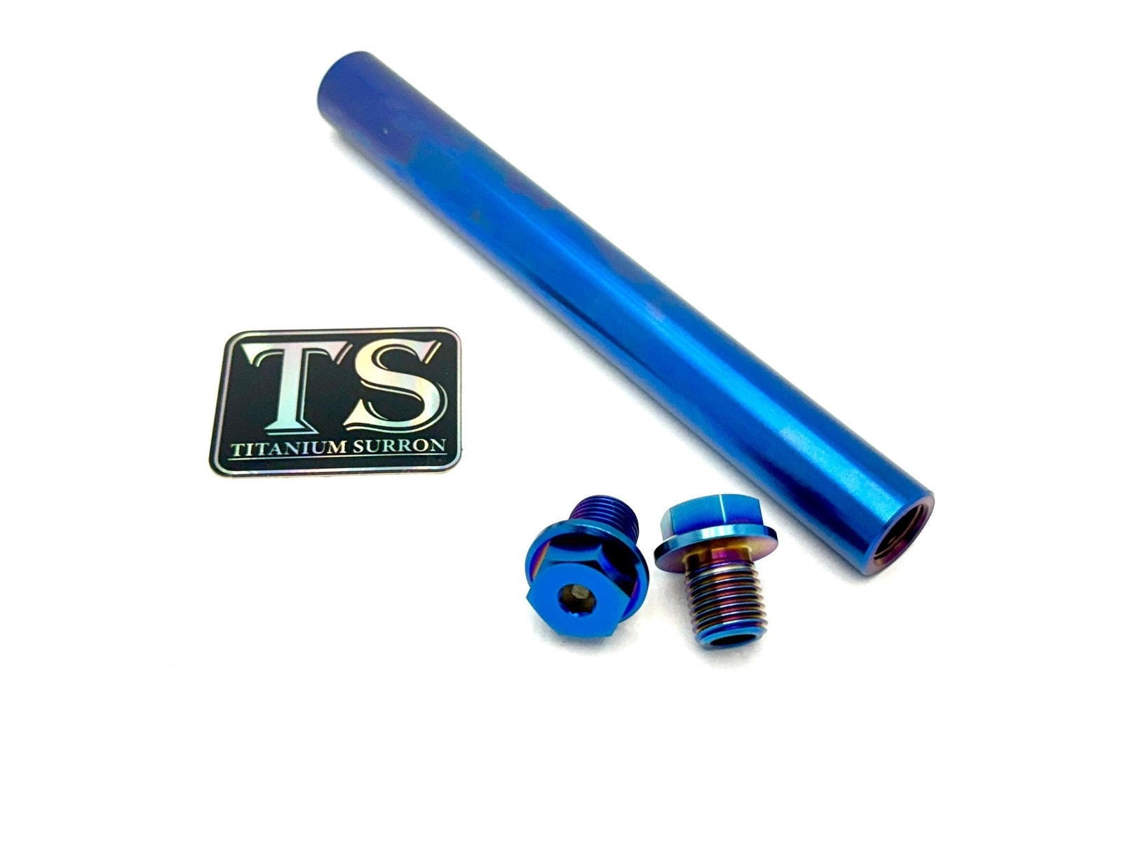 FastAce Fork Custom Titanium Axle and Two Axle Bolts (3 Pieces)