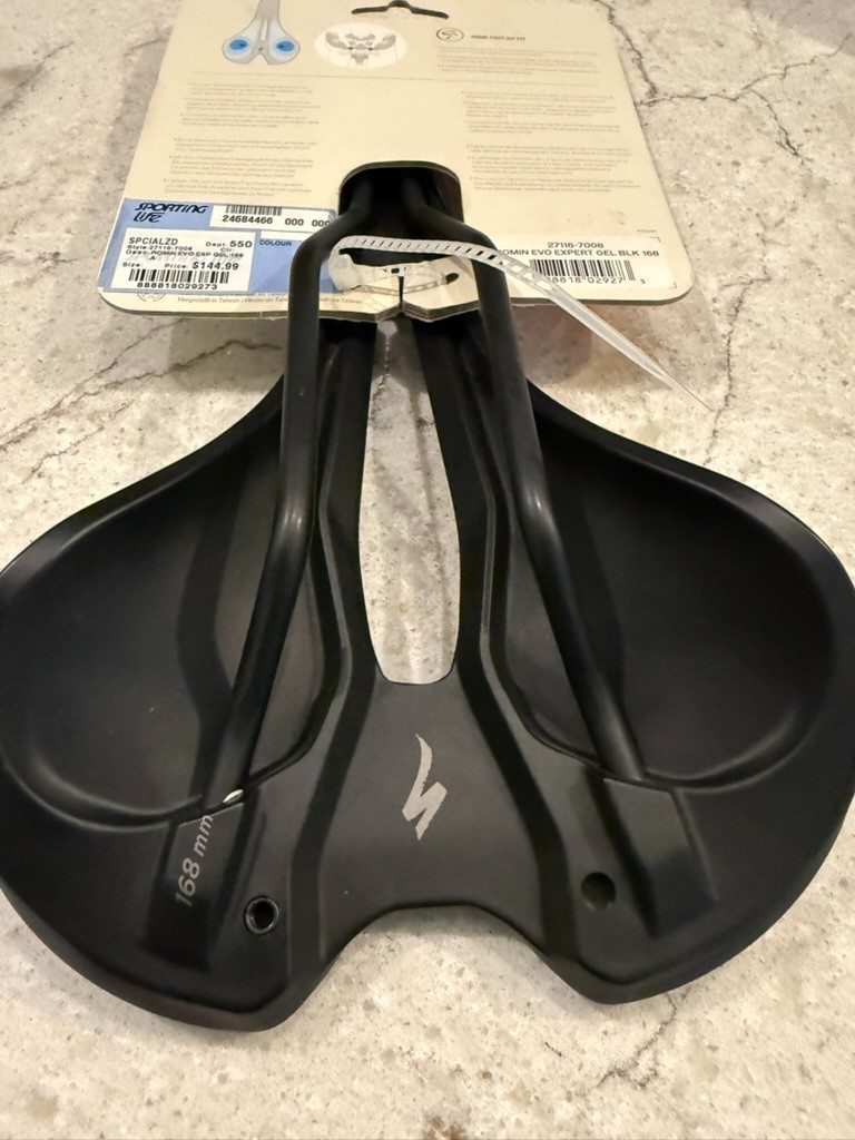 Specialized Romin Evo Expert Gel 168mm Hollow Ti Saddle – New