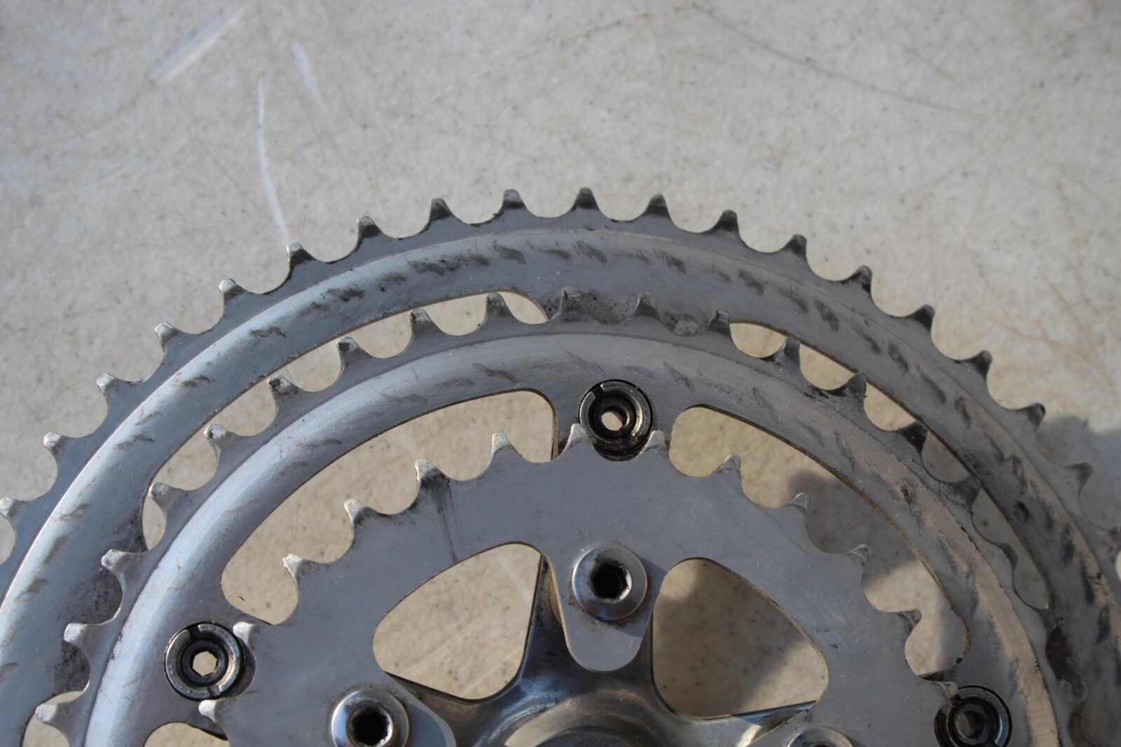 SHIMANO RX100 8 SPEED 170 MM 52/42/30 TOOTH SQUARE TAPER CRANKSET FC-A550