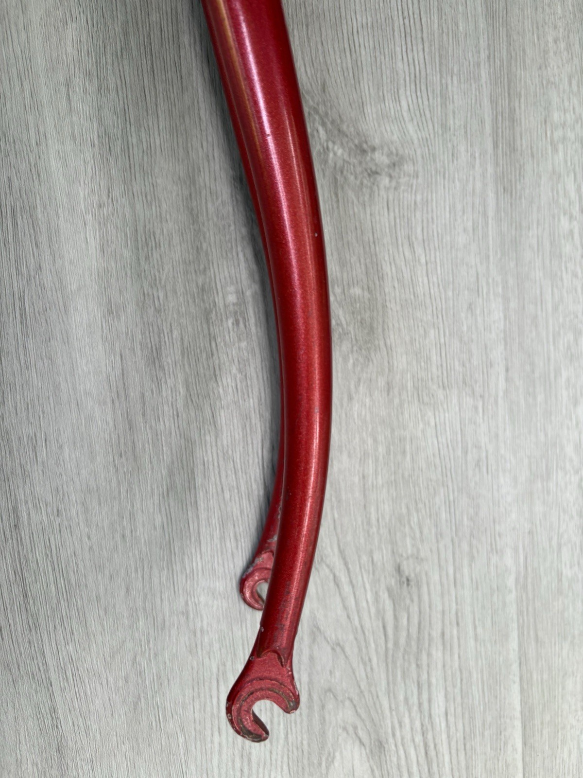 LEGNANO STEEL FORK 700C ONE-INCH THREADED 208 MM STEERER 48 MM OF FRENCH THREAD
