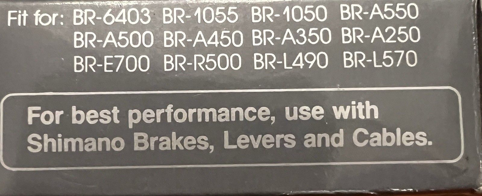 NEW! Shimano 600 ULTEGRA BR-6403 Brake Shoes For Caliper Brakes – 2 Pair