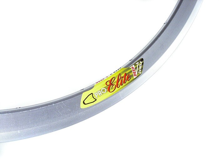 Velocity Pro Elite Deep V Tubular 650c Rim 24H NMSW Silver 6061-T6 NEW
