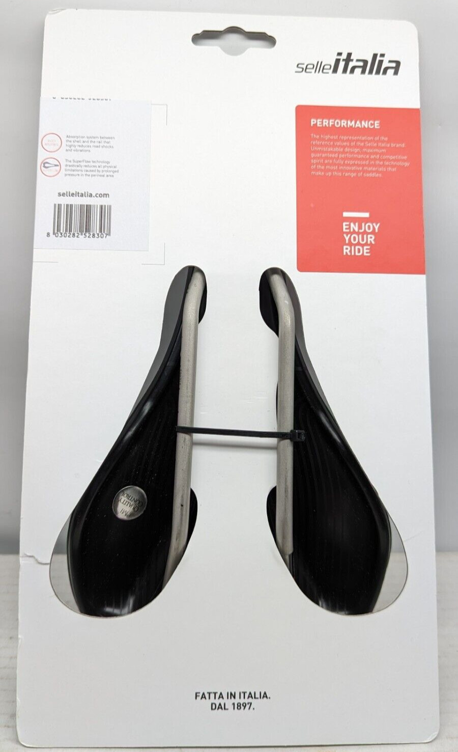 Selle Italia X-Bow Ti 316 superflow saddle NEW