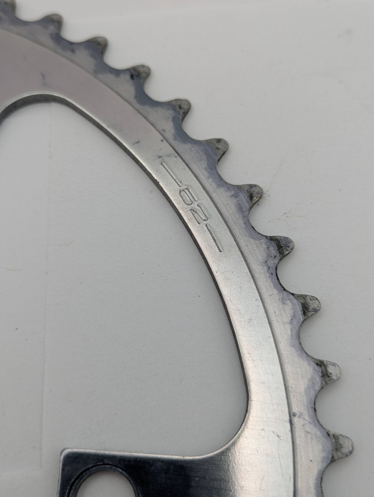 SR SAKAE 52 TOOTH 52T CHAINRING 130MM BCD SILVER 5-ARM ALUMINUM OVAL-TECH 214