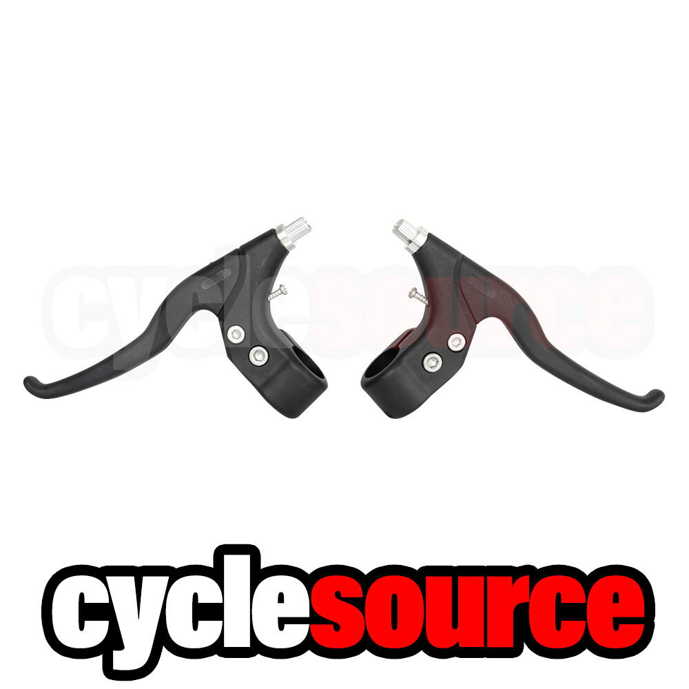 ENIX 4 Finger Plastic Bike Bicycle Brake Lever Set Black BL427