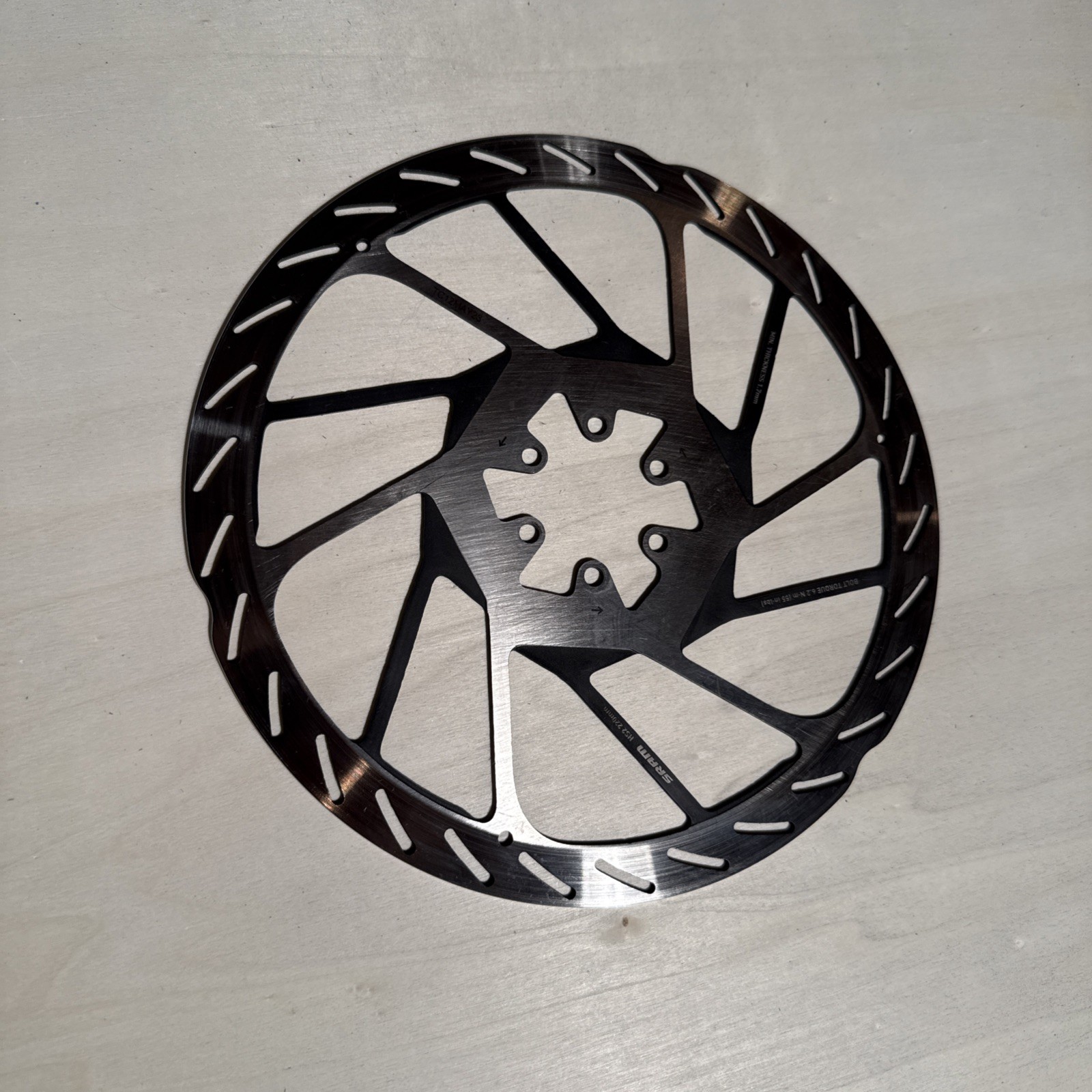 SRAM Code RSC Left Front Brake & HS2 220mm Rotor, 860mm Hose