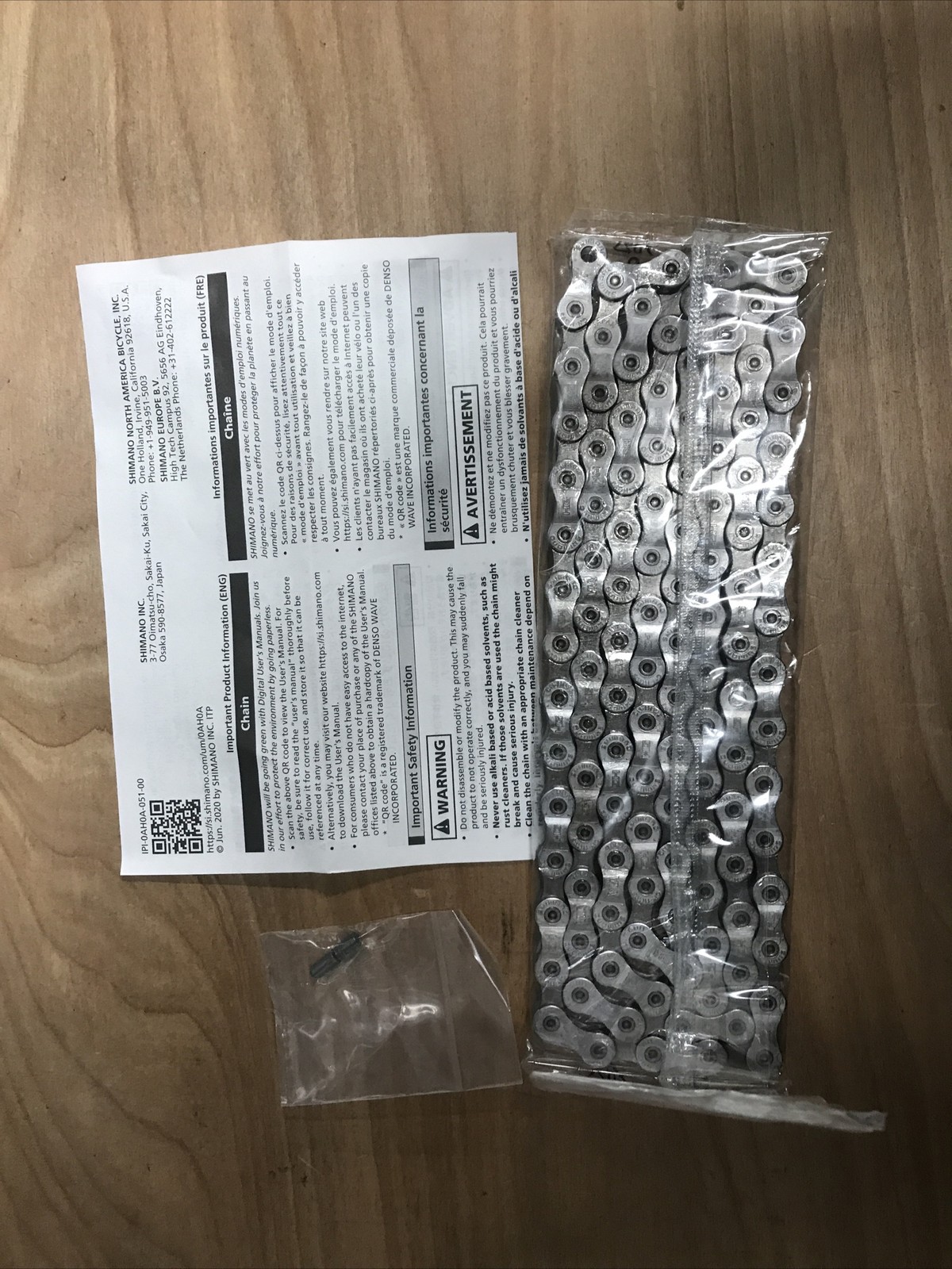 Shimano Alfine CN-HG93 Chain – 9-Speed, 116 Links, Silver