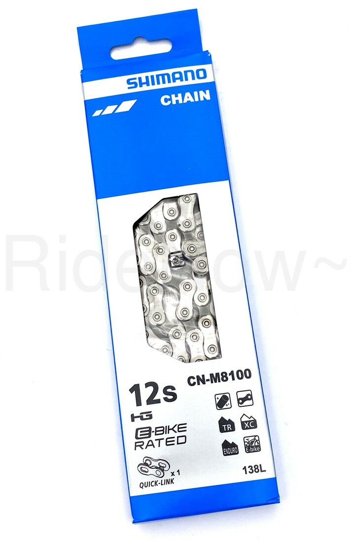 138 Links – Shimano Deore XT CN-M8100 12 Speed Bike Chain SIL-TEC W/ Quick link