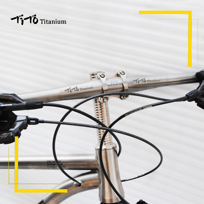 Titanium Flat Handle Bar 25.4/31.8*580-740mm-Mountain Bike/MTB Double Butted Ti