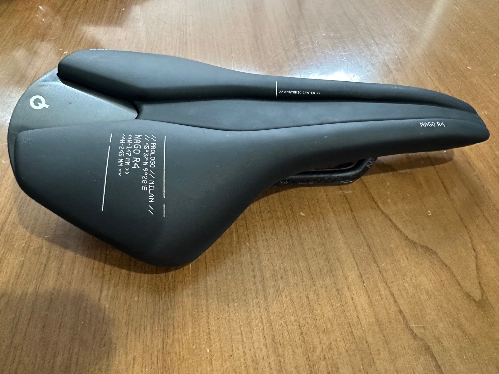 Prologo Nago R4 245 x 147 mm NACK Road Cycling Saddle Carbon Rails