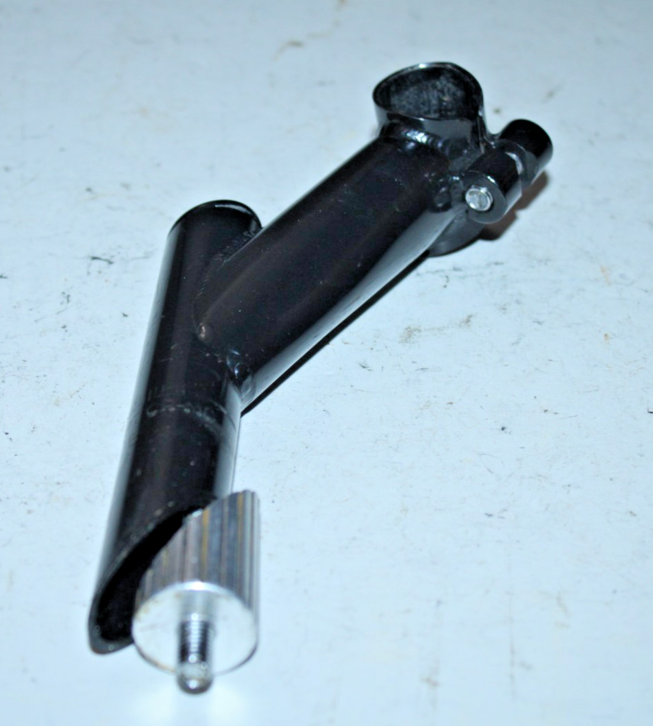 Vintage CL Black 25.4mm MTB Quill Stem 100mm 57º Rise Chromoly Steel Hybrid Road