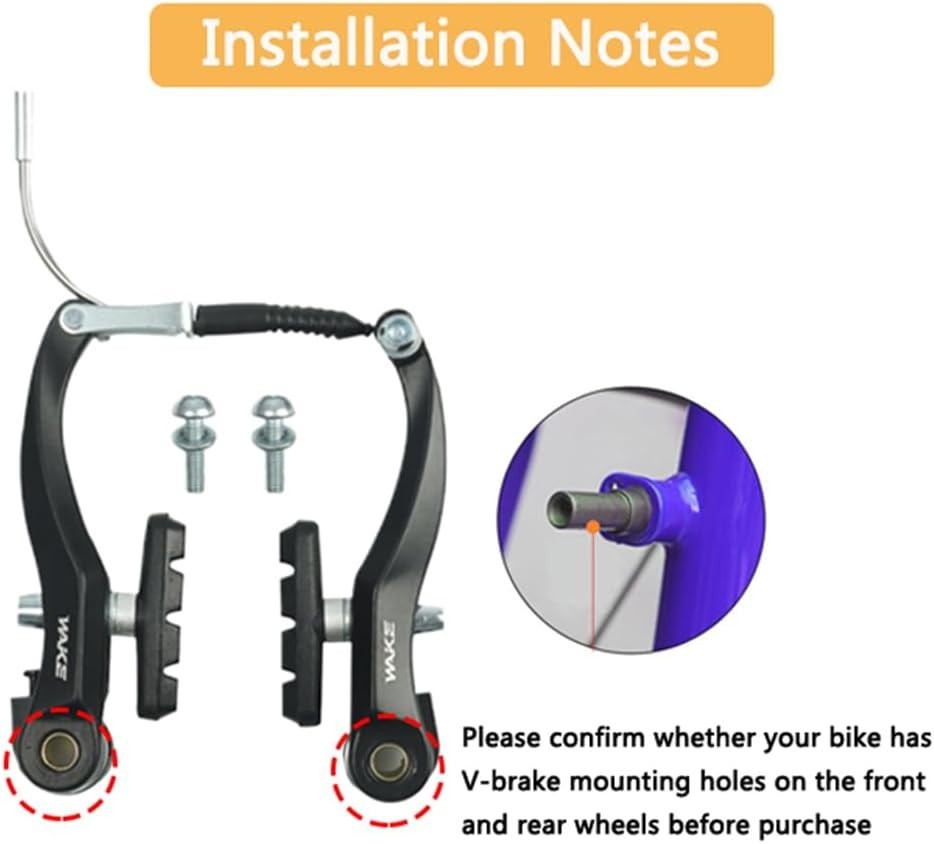 Complete Universal Bike Brakes Set, Front and Rear MTB Brake, Inner and Outer…