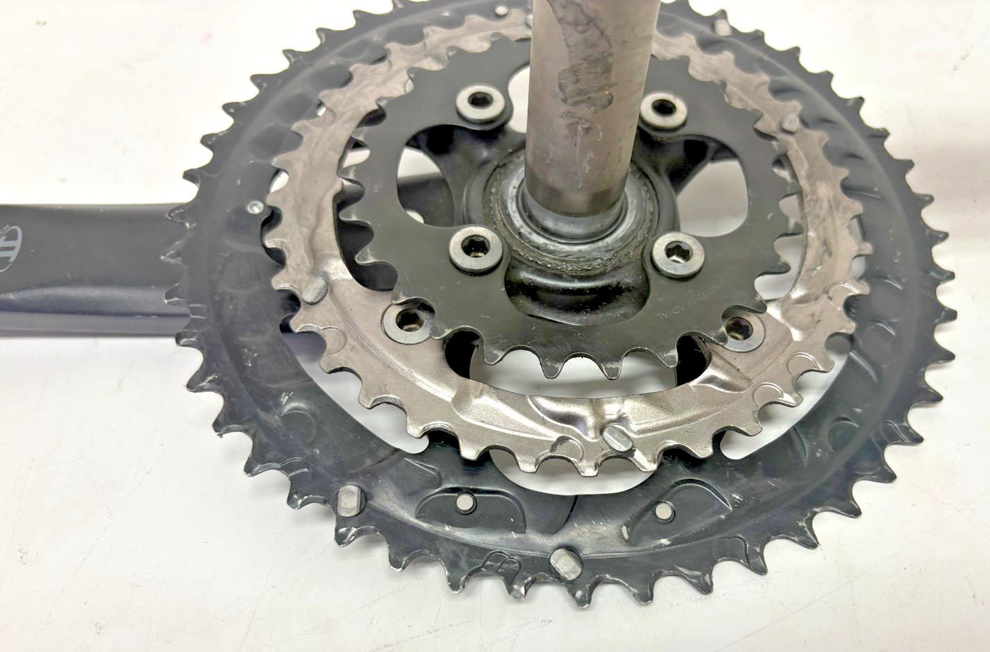 Shimano HONE FC-M600 175mm 48/36/26 Black Hollowtech II Aluminum Triple Crankset