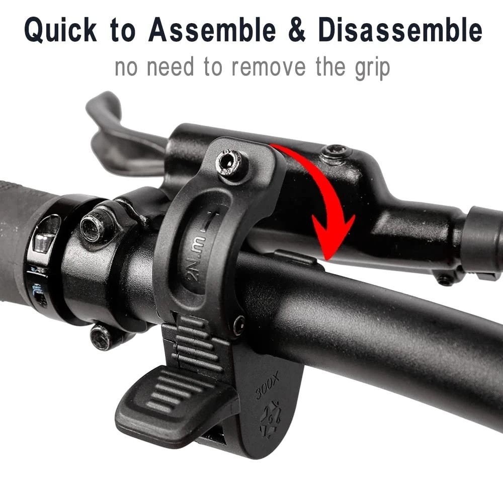 12V-72V E-bike Thumb Throttle 300X WP Plug For Bafang BBS01/02 BBSHD Mid Motor