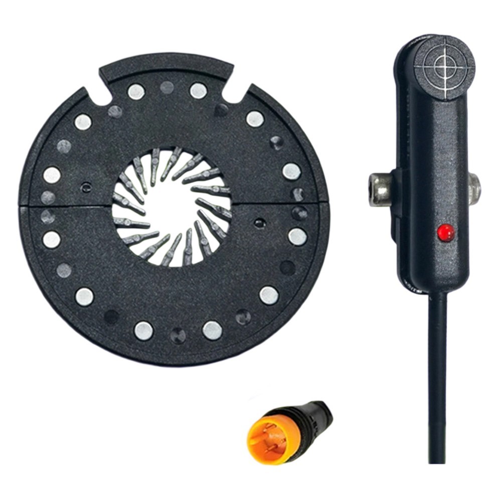 Dual Hall Pedal Assist Sensor for Electric Bike Waterproof 12 Magnet PAS Sensor