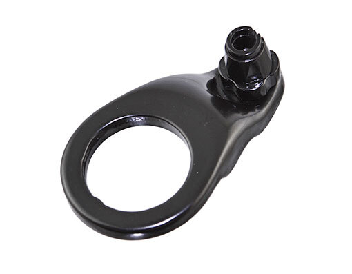 Alloy Front Cable Hanger 1 W/Adjuster Black.