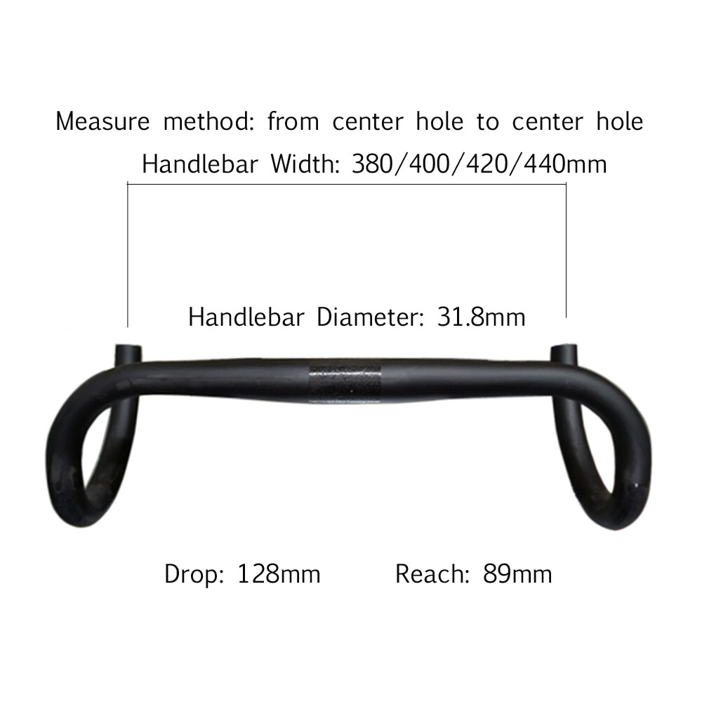 380/400/420/440mm Drop Bar Handlebar 31.8 Road Bike Handle Bars Racing Cycling
