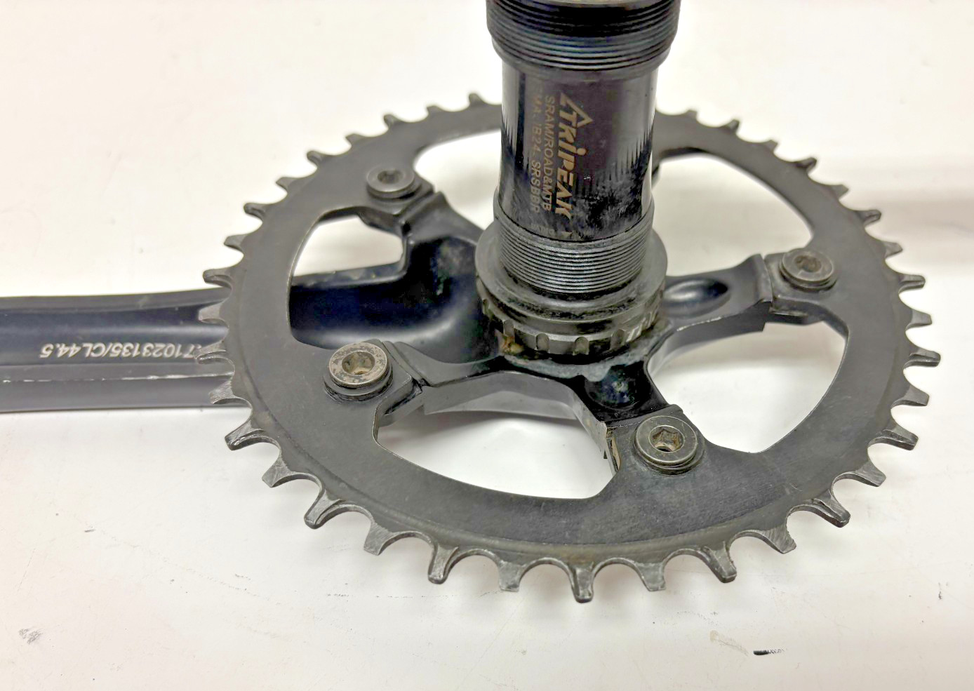 Oval Concepts 300 172.5mm Aluminum Crankset Deckas 40t Chainring SRAM Tripeak BB