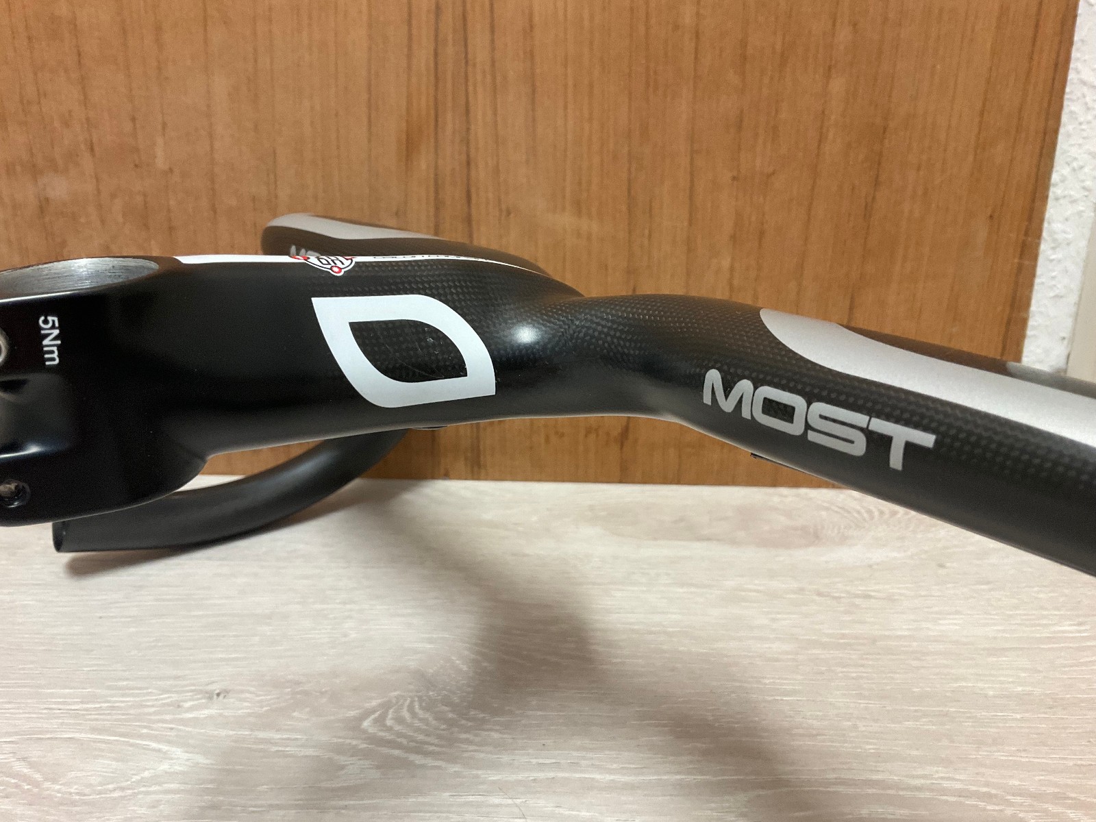 NOS Pinarello Most Talon Carbon Compact Integrated One Piece Handlebar Handlebar
