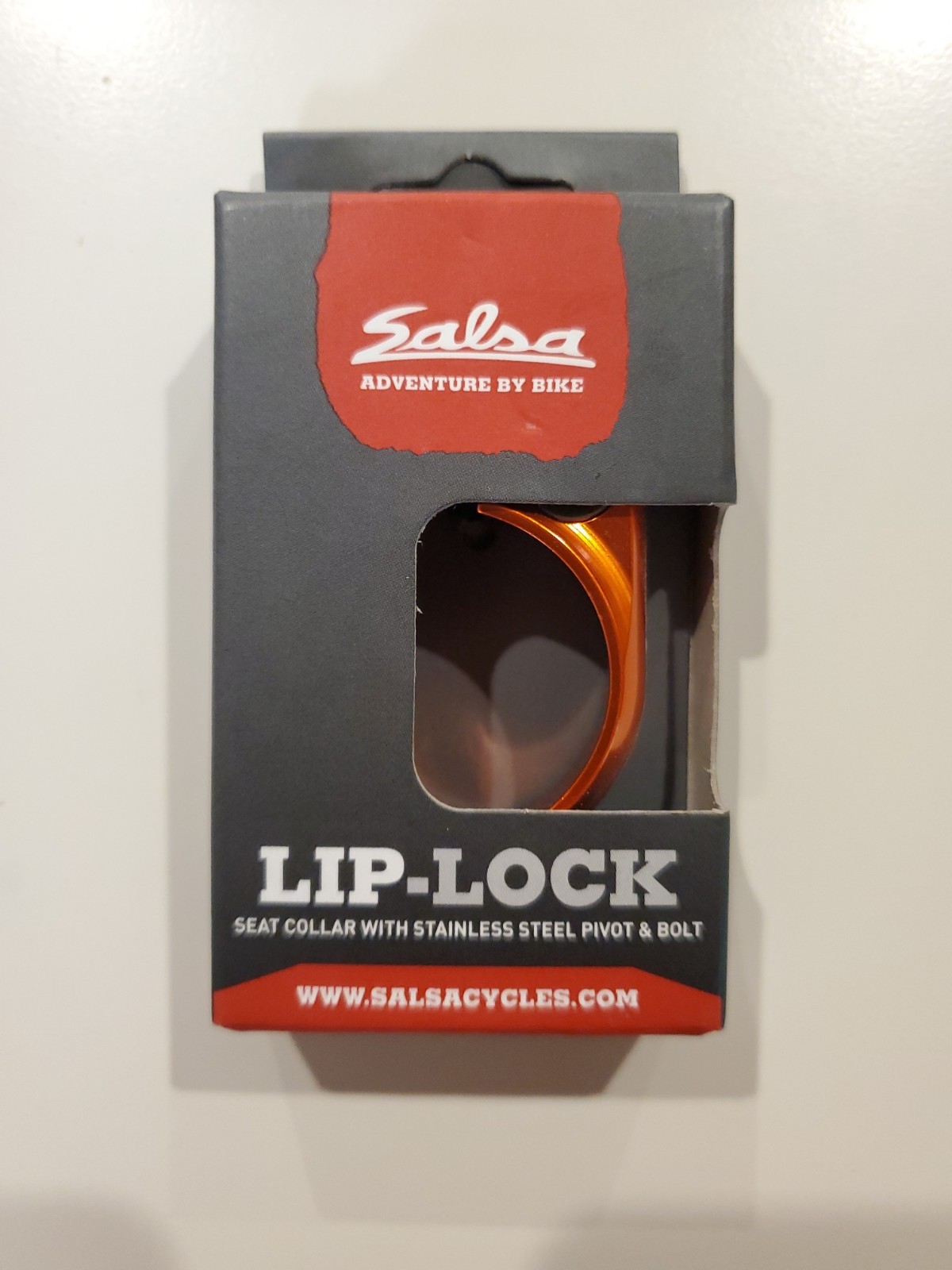Salsa Lip Lock Seatpost Collar Orange 35.0mm