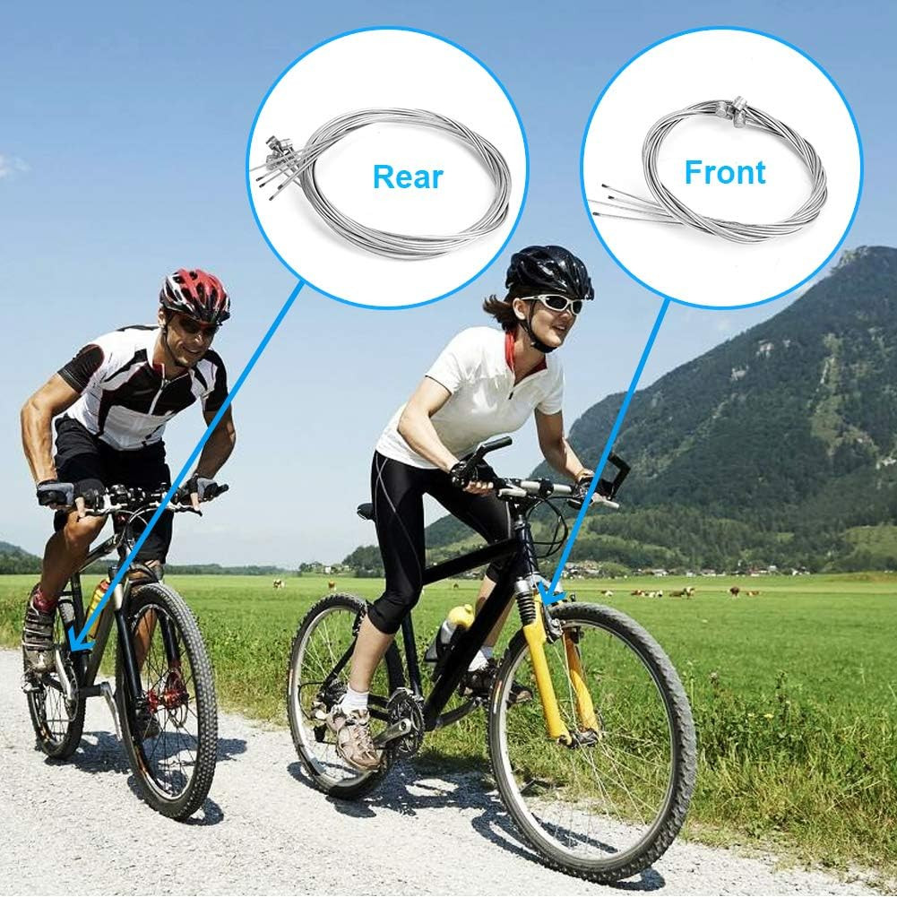 Hapleby 10PCS Premium Bike Brake Cable, Professional Bicycle Brake Line for Moun