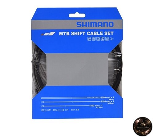 Shimano SHIMANO MTB SUS Shift Cable Set Black Y60098021